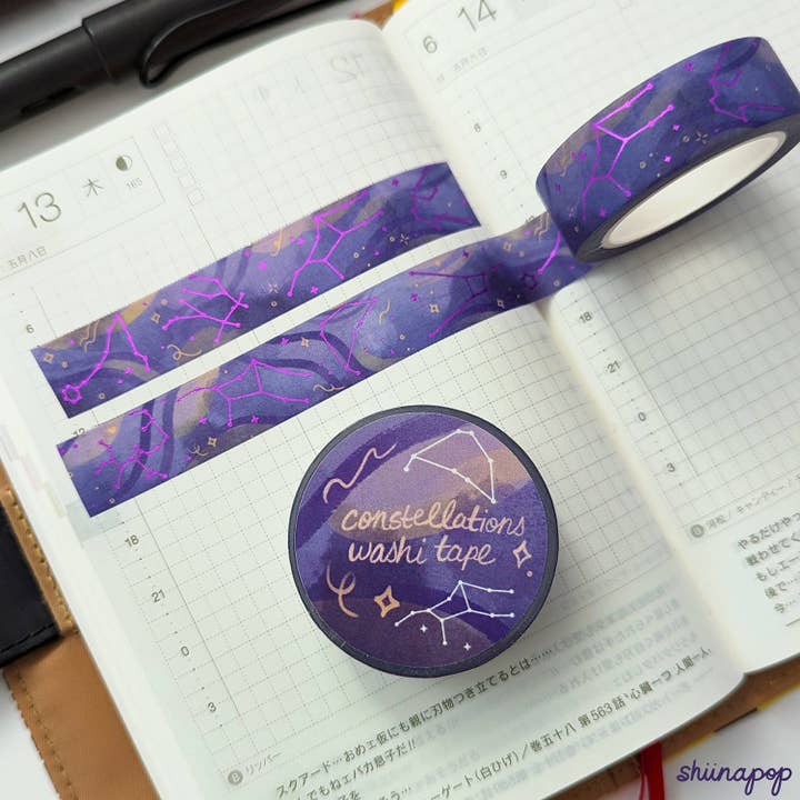 Constellation washi tape for wholesale by shiinapop