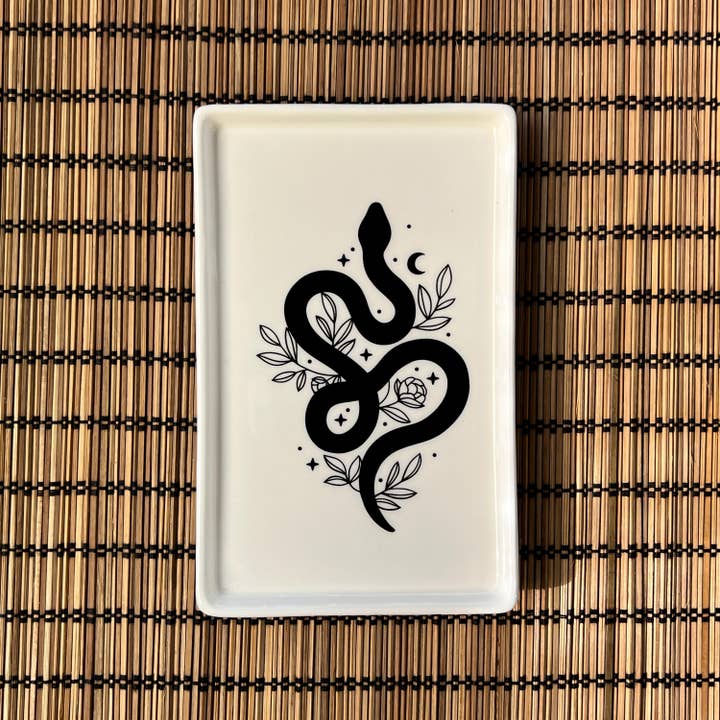High Dreams - Wholesale Decorative Tray - Ceramic tray "Snake"