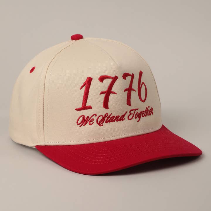 Fashion City - Vente Casquette de camionneur – unisexe - Casquette Trucker Bicolore 1776 We Stand Together17