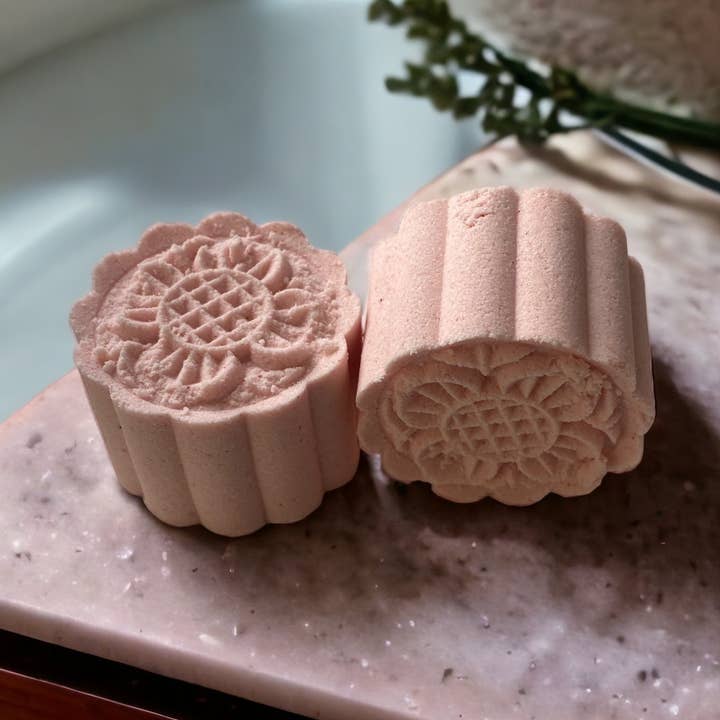Cherry Almond Body Bomb for wholesale by The Tipsy Goat Soap Company