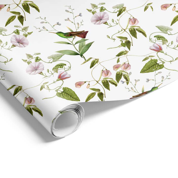 Hvid Chinoiserie Floral Runner for engroshandel hos JOSIL Paperie & Gift