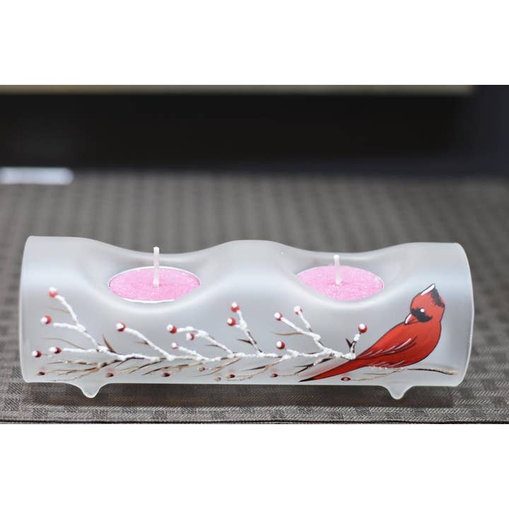 Glass by Iness - Wholesale Candle Holder - Dual Candle Holder - Centerpiece Style11