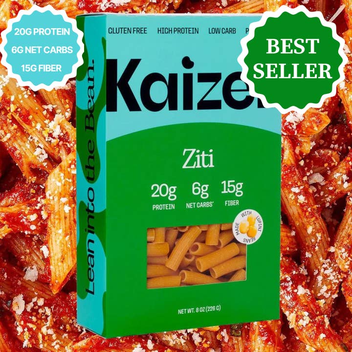 Kaizen Food Company - Wholesale Pasta - Ziti 6g Net Carb High Protein Pasta - Low Carb, Keto