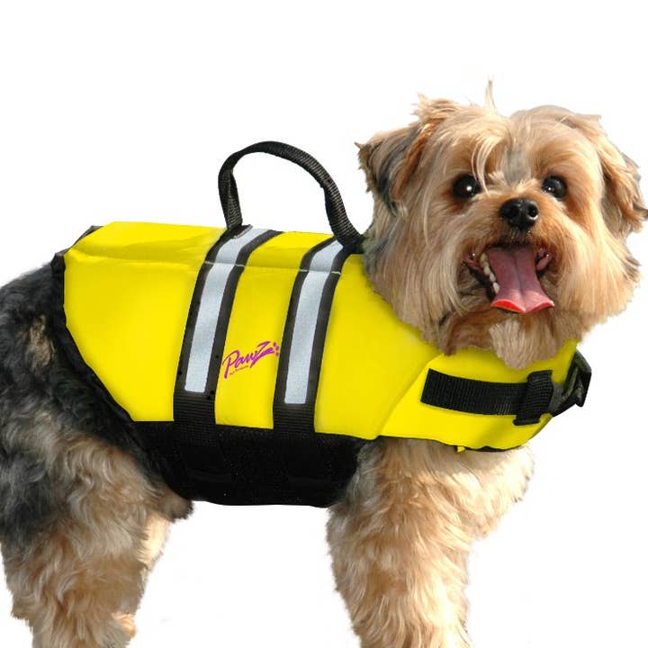 Pawz Pet Products Gilet de sauvetage en nylon pour chien taille extra-large jaune pour la vente par Pet Stores USA