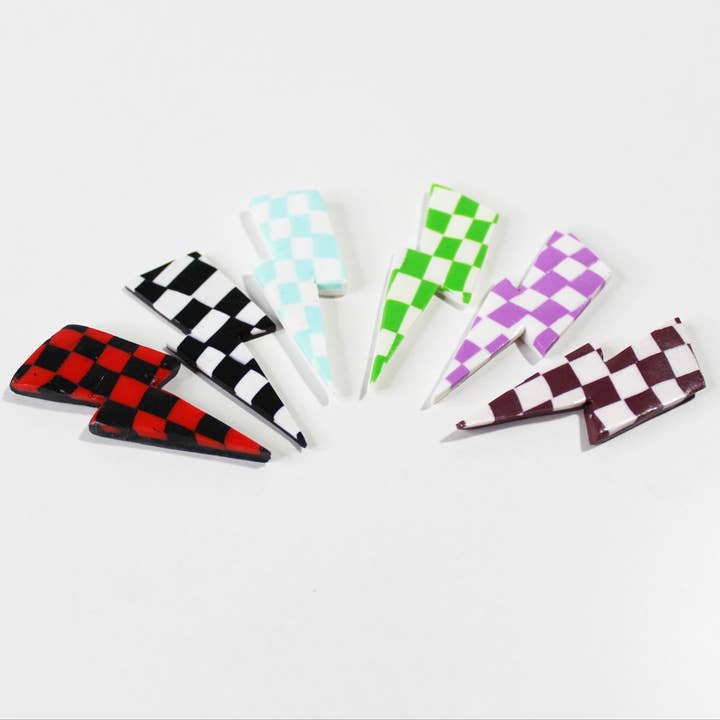 Rayo de checkerboard øreringe for engroshandel hos DisEM