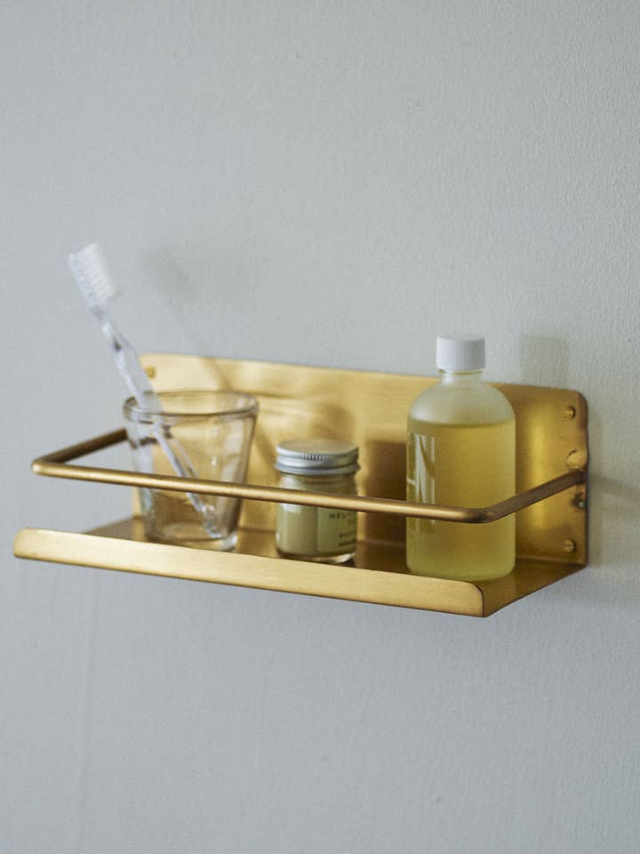 Brass Shelf for wholesale by Fog Linen Work