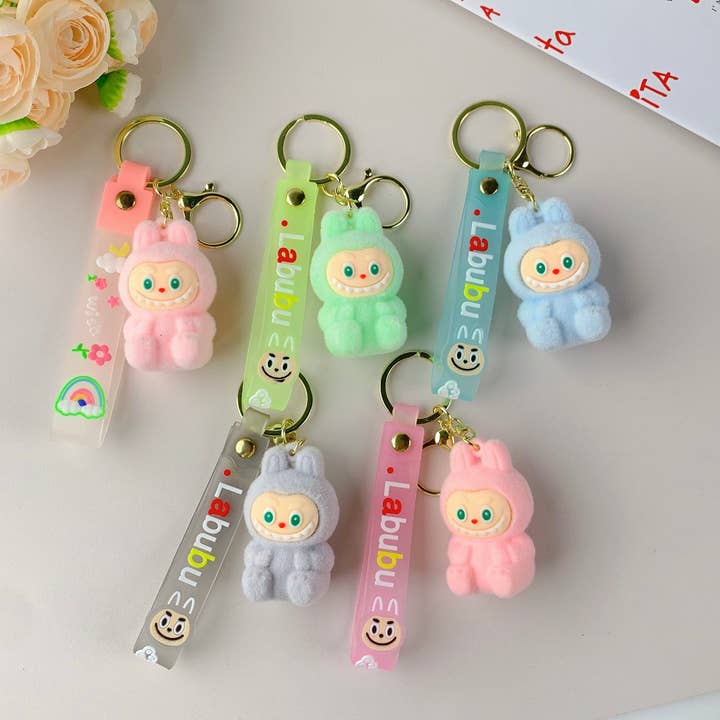 Llavero «La bubu» más vendido para chicas – colgante para bolso para venta al por mayor de Lilyrosy(Duty free)
