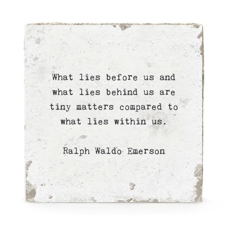 Art Block - Little Gem - What Lies Before Us for wholesale by Cedar Mountain Studios