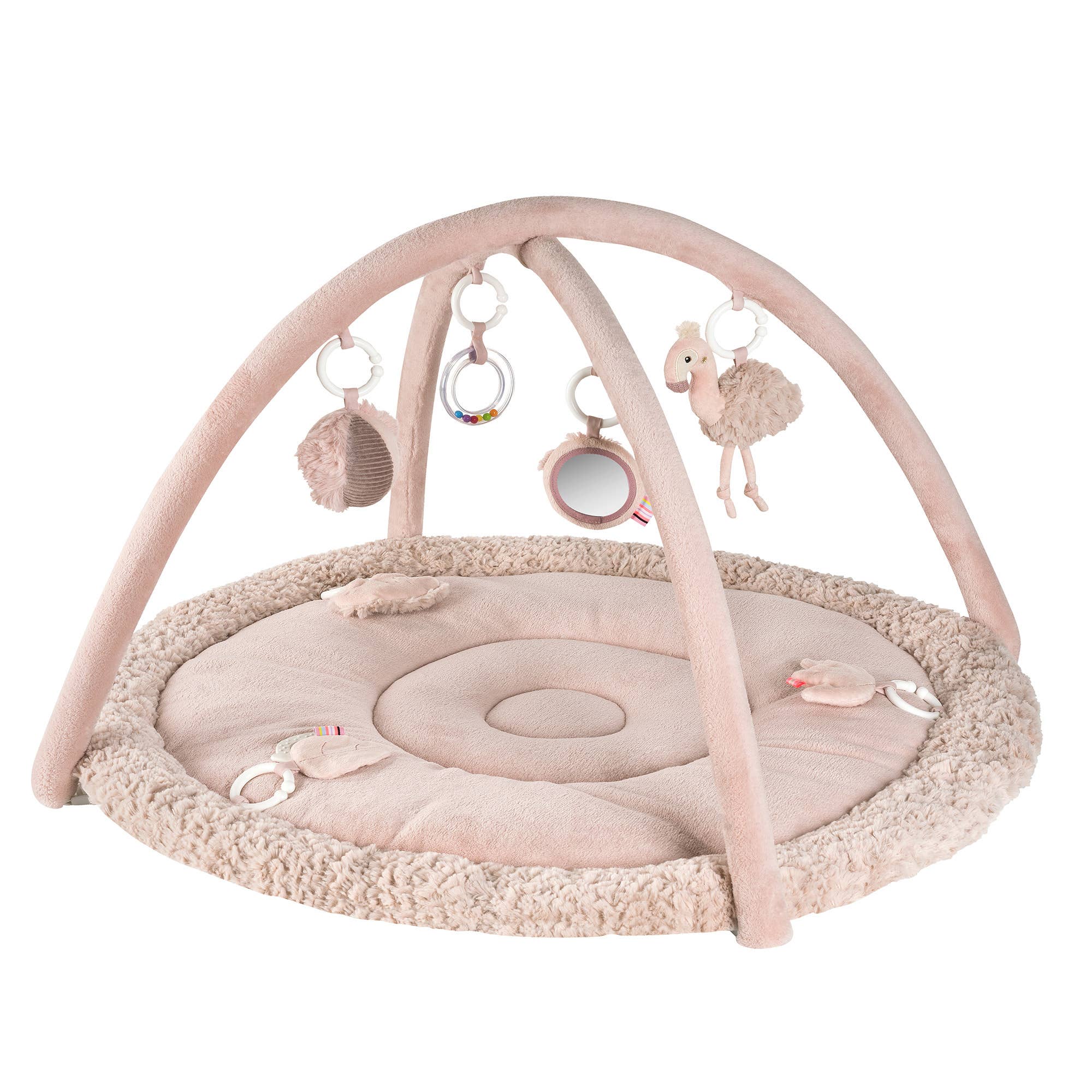 Fehn - Wholesale Play Mat - Kids & Baby - 3-D Activity Blanket Flamingo - Play Arch with Toys0