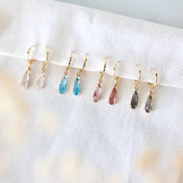 Crystal Huggie Earrings for wholesale by Mesa Blue