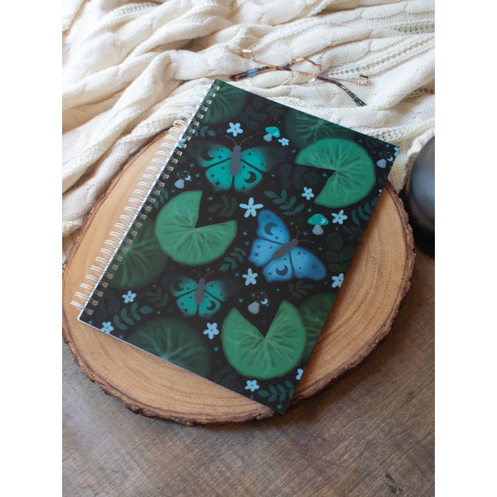 Meaggie Moos - Wholesale Sticker - Midnight Lilypad Reusable Sticker Book | B5 | 50 Pages6