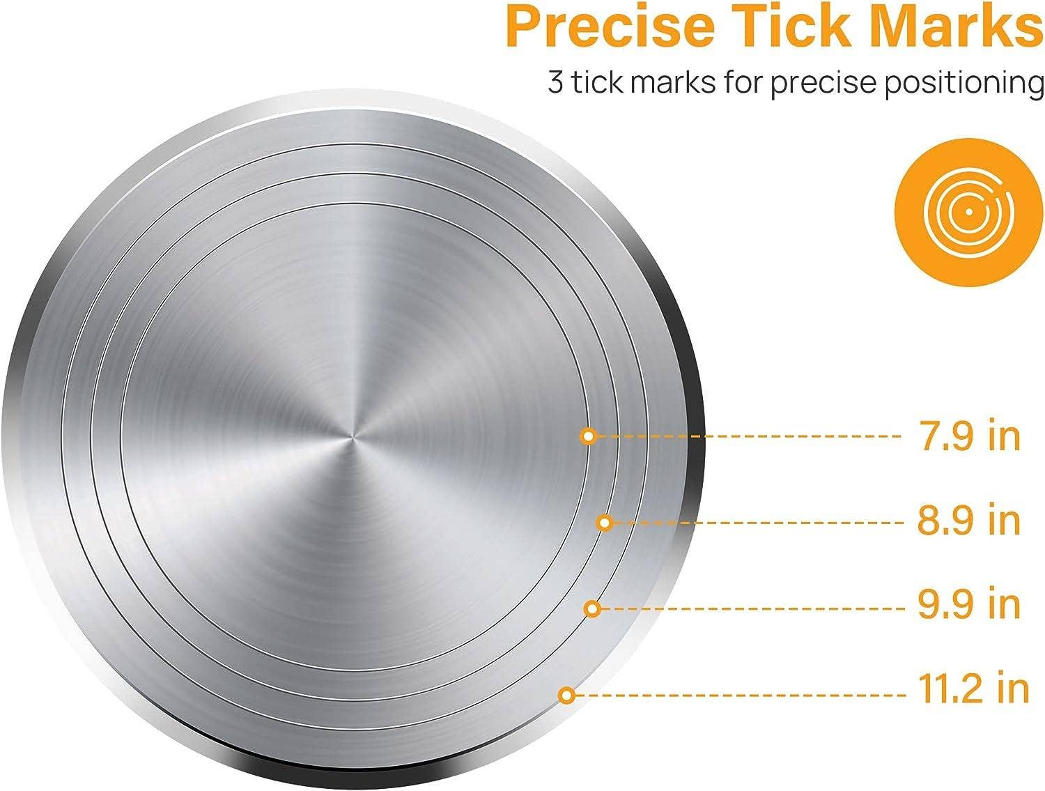 VIGOR – Suporte de bolo por atacado – Suporte giratório para bolo giratório de liga 12"6