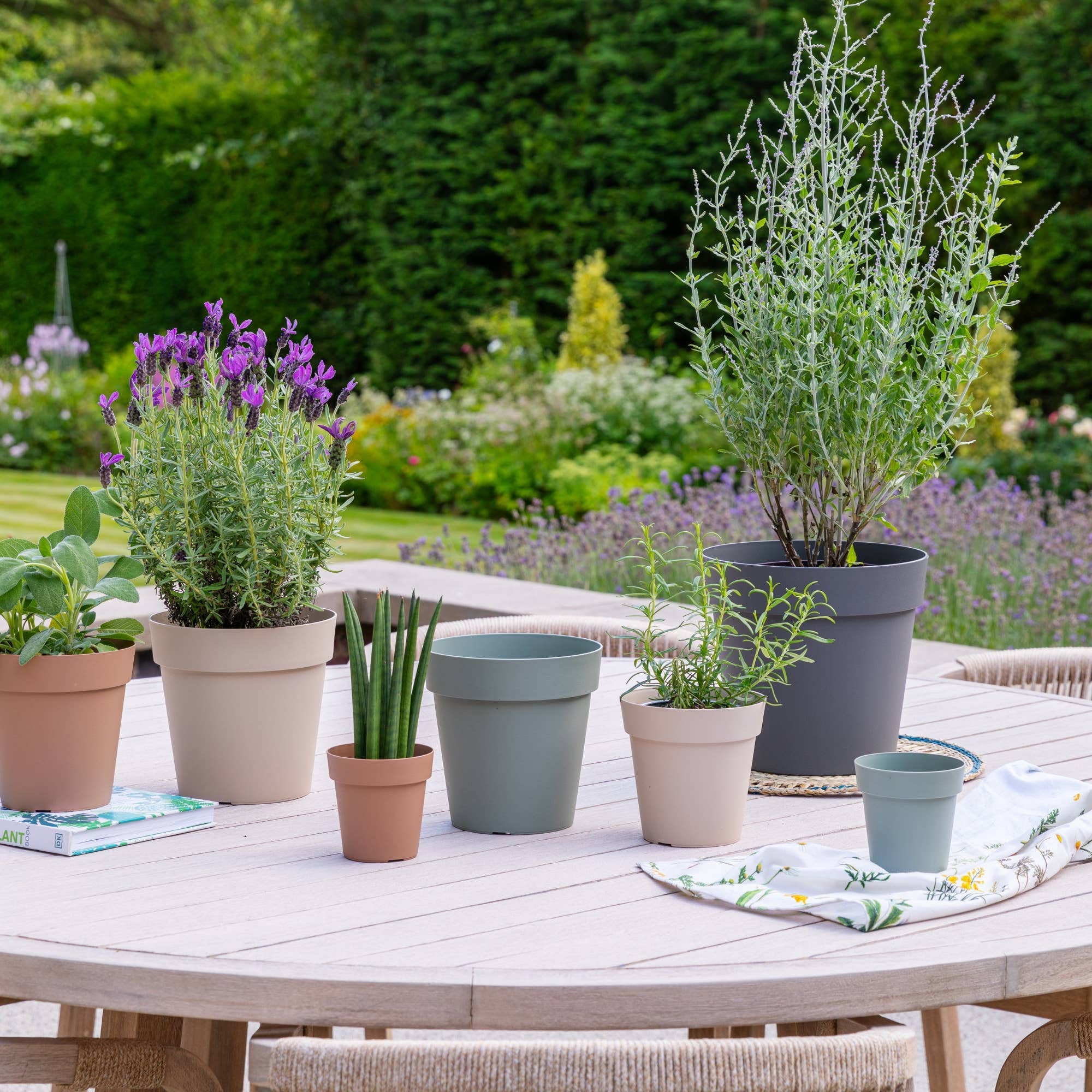 Ivyline International – Vaso de plantas por atacado – Floreira de Paisagem em Plástico Reciclado para Exterior37