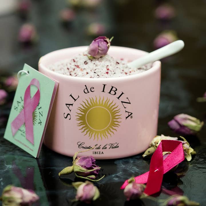 Sal de Ibiza Fleur de Sel "La Vie en Rose" - 5.3oz (140 g) for wholesale by LE GOURMET CENTRAL