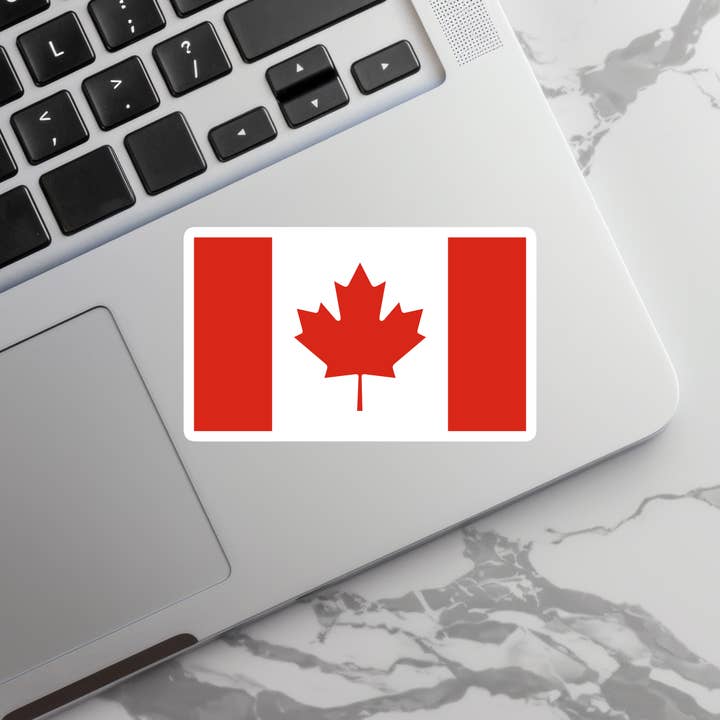 Rebel and Siren Stickers - Wholesale Sticker - Canadian Flag | Canada | Waterproof Sticker | 3.5"8