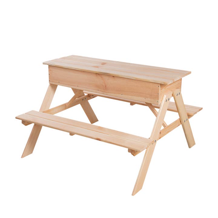 Esschert Design USA - Wholesale Patio Table - Children's Picnic Table w/Sand Box2