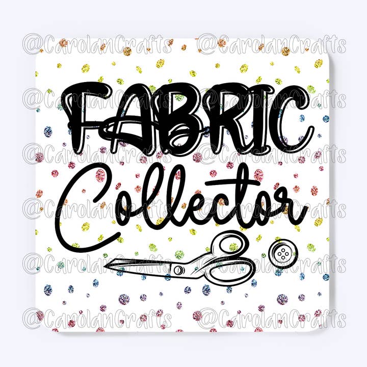 Sewing Theme Coaster for wholesale by CarolanCrafts