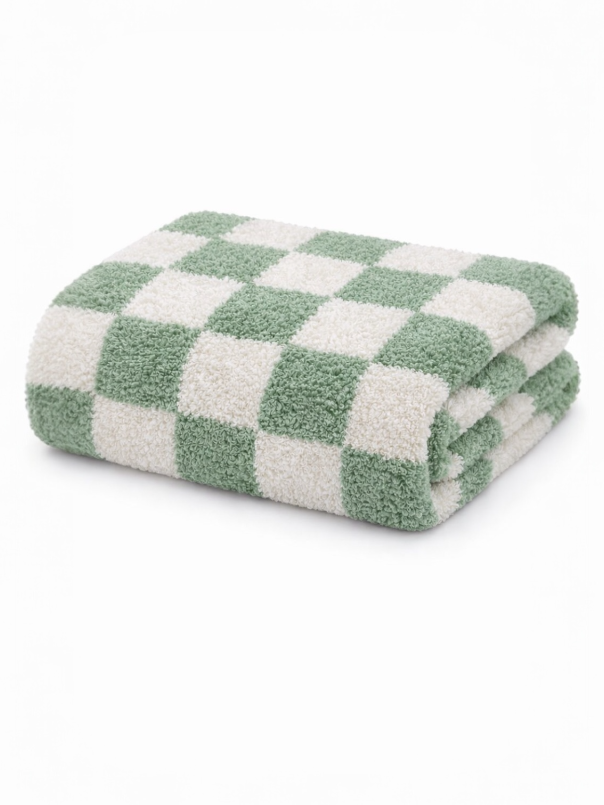 SpearmintLOVE - Wholesale Bedding Blanket - Kids & Baby - Phufy® Bliss Checkerboard Blanket, Sage0