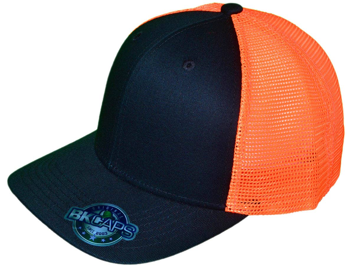 Buck Wholesale - Vendita all'ingrosso Cappellino  da camionista - Unisex - Cappellini Trucker Vuoti - 6 Pannelli Strutturati con Visiera Leggermente Curva2