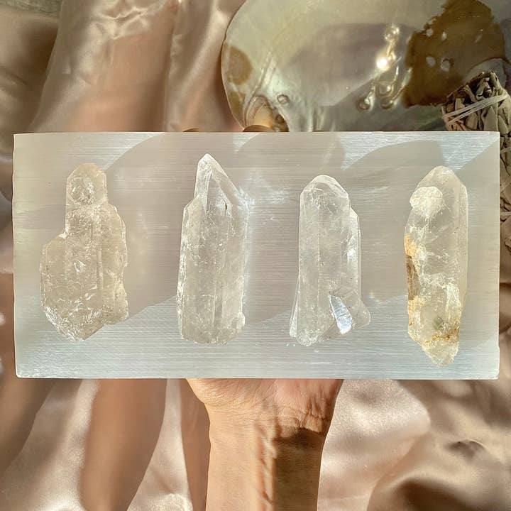 Quartz Crystal Wand for wholesale by Terra Soleil