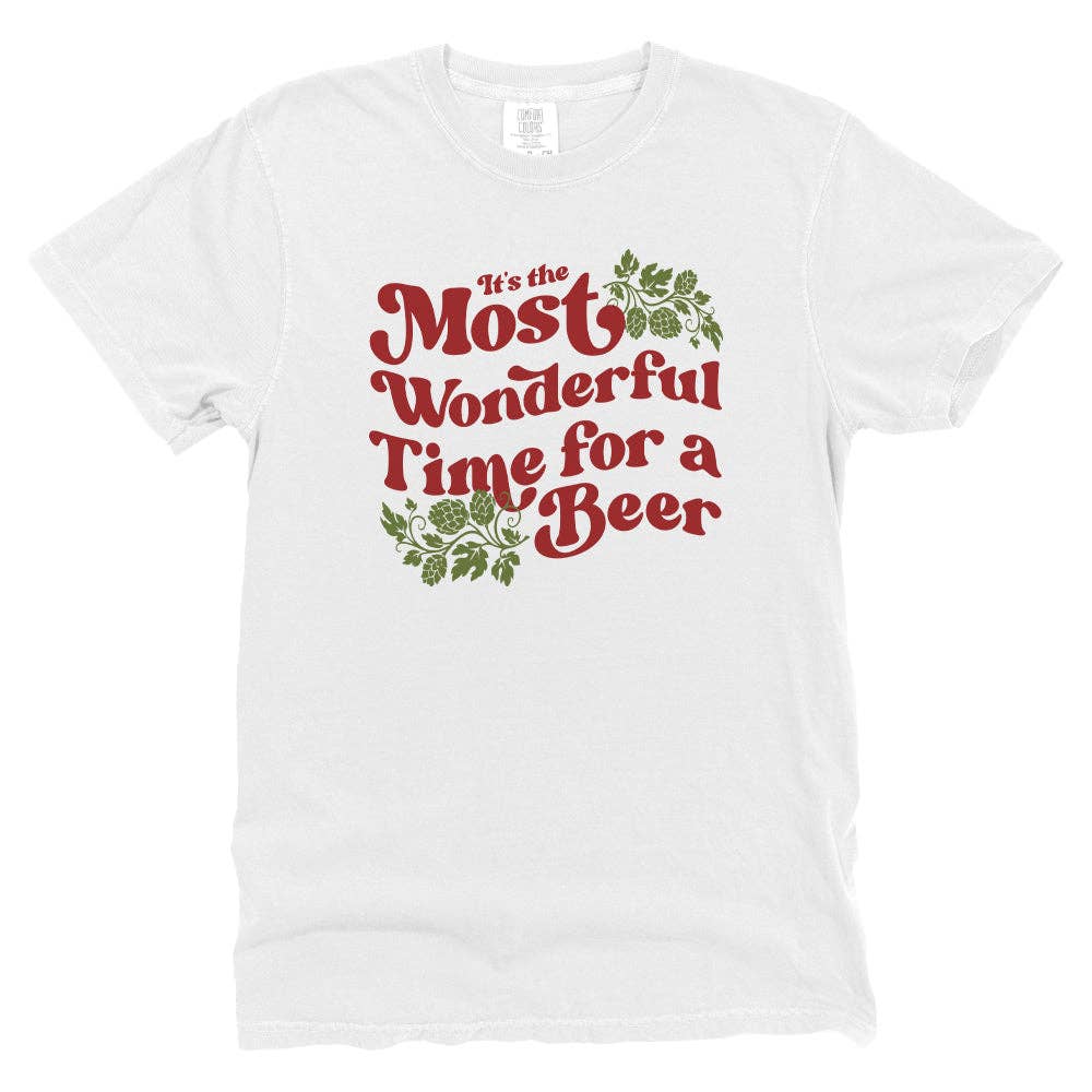 Let's Get This Thread - Wholesale Screen Printed T-Shirt - Women's - It's The Most Wonderful Time for a Beer3