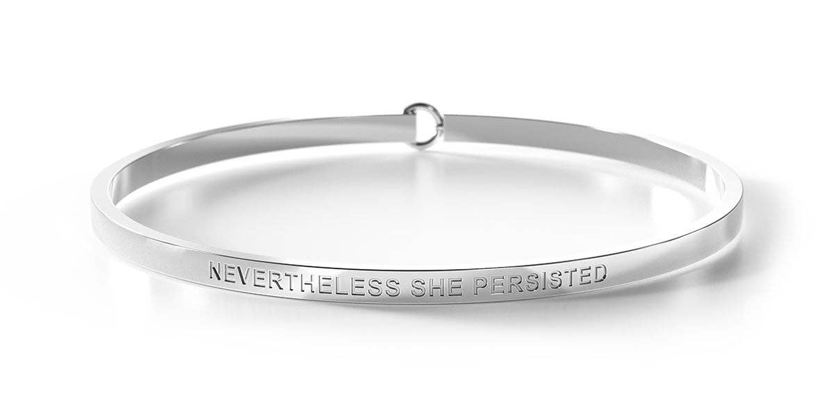 Be. Bangles - Wholesale Bangle bracelet - Nevertheless She Persisted (Despite Being Surrounded By Idiots) - SECRET BANG