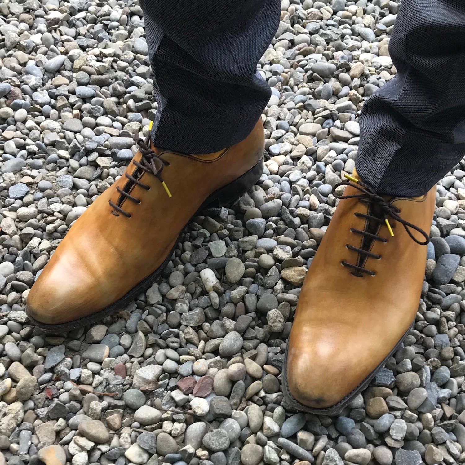 Petit détail - Wholesale Shoelaces - Unisex - Starter-pack waxed shoelaces - brown & solid - 34 pairs3