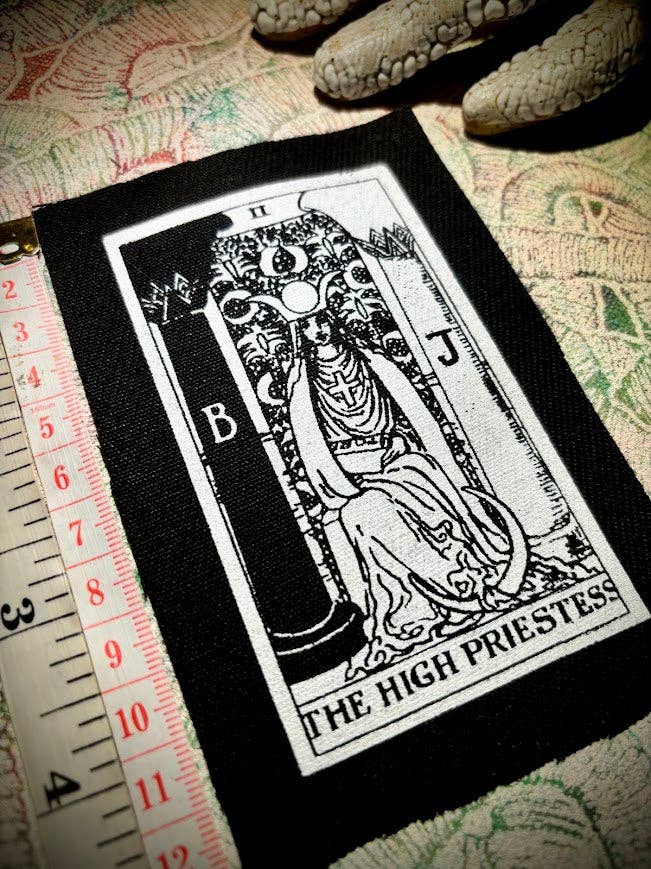 Three Raccoons – Großhandel Aufnäher – Hohepriesterin Tarotkarten-Aufnäher.1