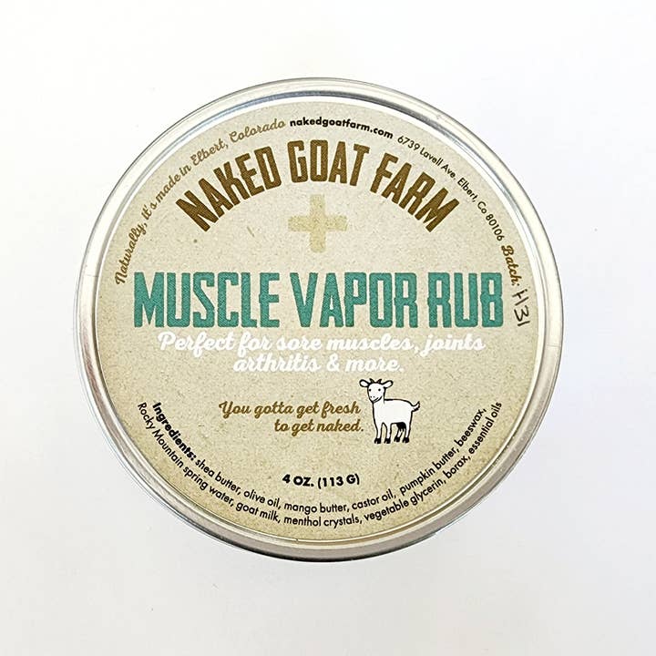 Naked Goat Farm Ltd. - Wholesale Healing salve/balm/cream - Muscle Vapor Rub