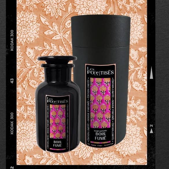 GEURKAARS APOTHEKER | GEROOKT HOUT | INDIA BLOCKPRINT voor wholesale door LES POÉTISÉS