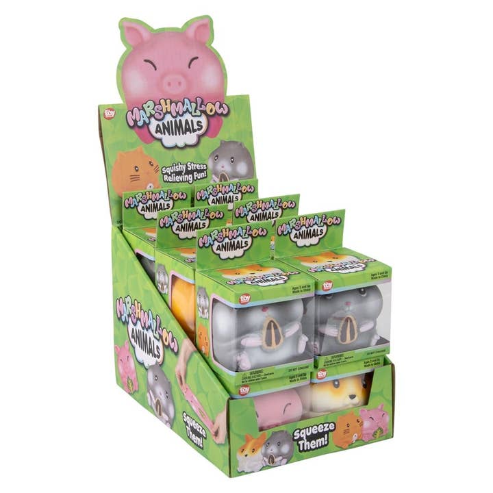 La Luna Bella - Toys - Wholesale Classic Toy - Kids - Marshmallow Animals 3" 12ct- LLB Toys6