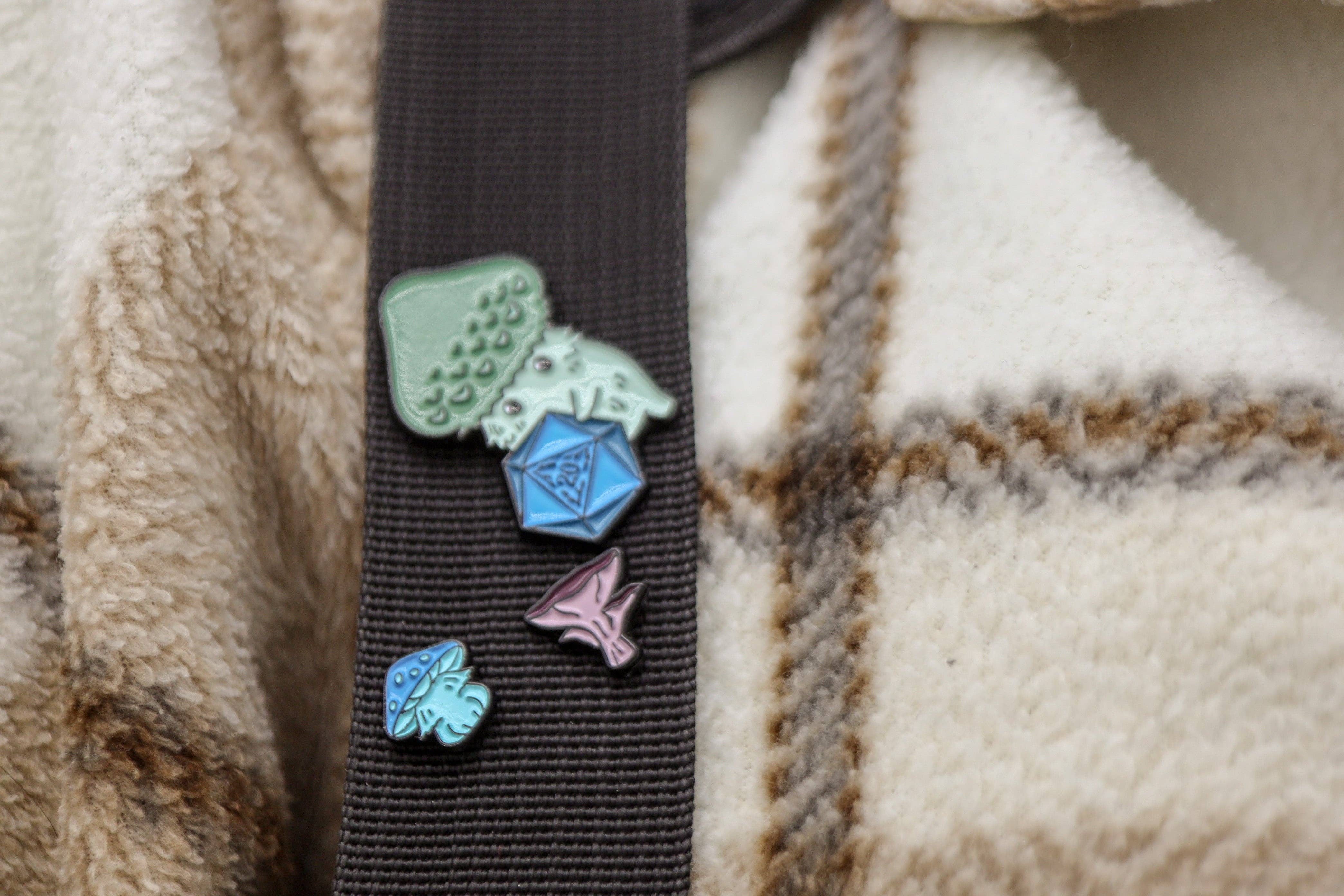 Foam Brain Games - Wholesale Lapel Pin/Button - Mystery Loot: Friendly Fungi8