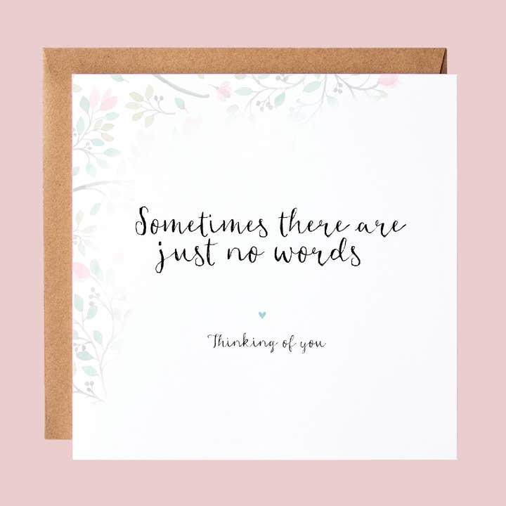 sympathiekaart, soms zijn er gewoon geen woorden, sympathie voor wholesale door Lynseylovez