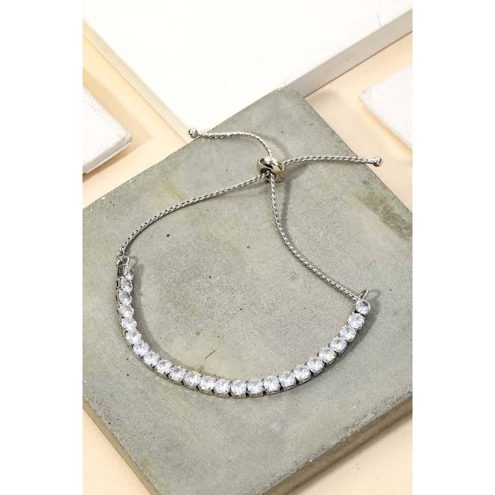 Bane Rhinestone justerbar armbånd for engroshandel hos Anarchy Street