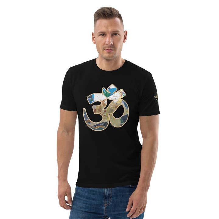 Freeyourmindfashion - Wholesale Screen Printed T-Shirt - Men's - Mozaiek White Gold Ohm11