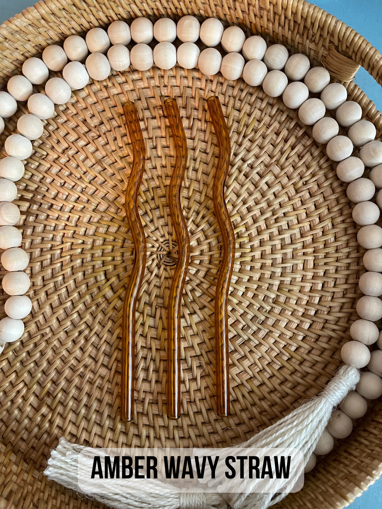 Curly Tailed Designs – Großhandel Trinkhalm – Farbige, gewellte Glasstrohhalme für Libbey Can Glass mit 16 Unzen/8 Zoll8