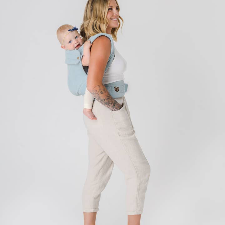 Mabē Baby Carriers – wholesale Baby carrier – The Monarch Carrier - Dream Wash Denim6