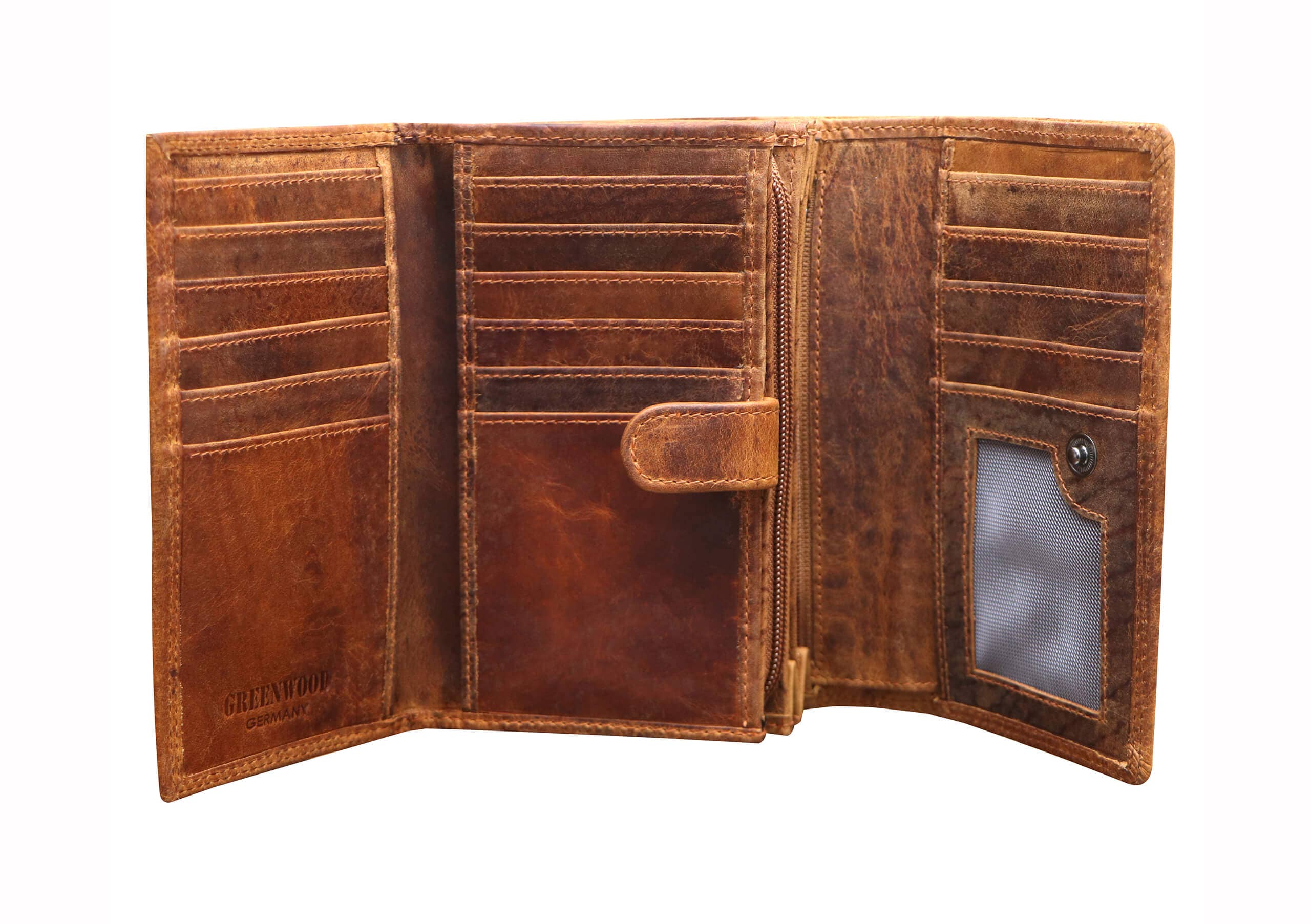 Greenwood - Wholesale Wallet - Women's - Ann Women's Large Leather Wallet 20 Card Slots14