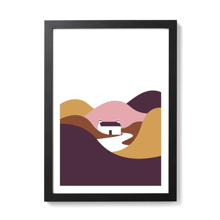 Autumn in the Hills A4 Print for wholesale by OR8DESIGN