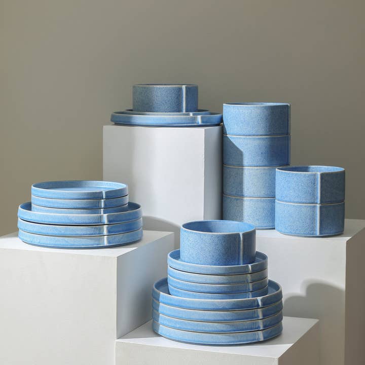 Stone Lain - Wholesale Dinnerware Set - Bao Stoneware Dinnerware Set - Blue1
