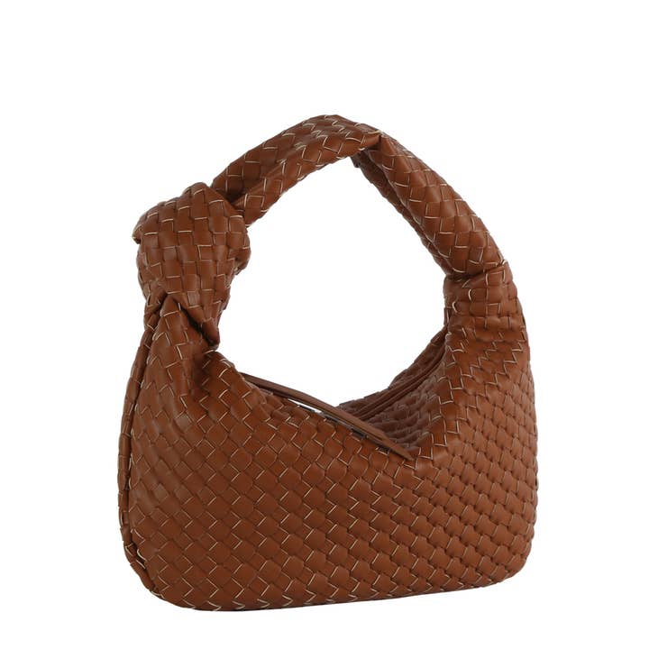 HR CORP – Bolsa de ombro – Mulher por atacado – Mala de Ombro Acolchoada com Alça de Nó para Mulher Ecostitch USA1