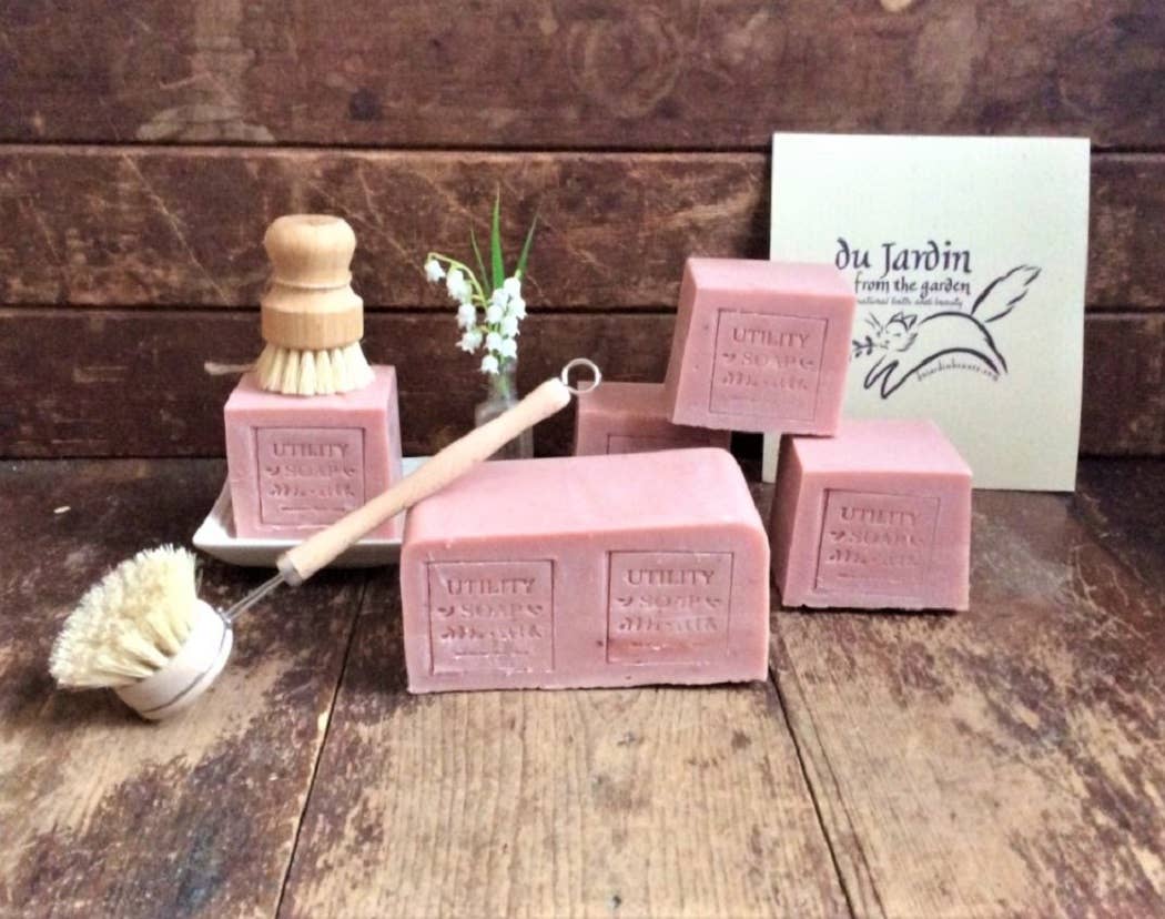 Du Jardin Beauty - Wholesale Bar Soap - French-Style Utility Soaps, XL PINK Cubes7
