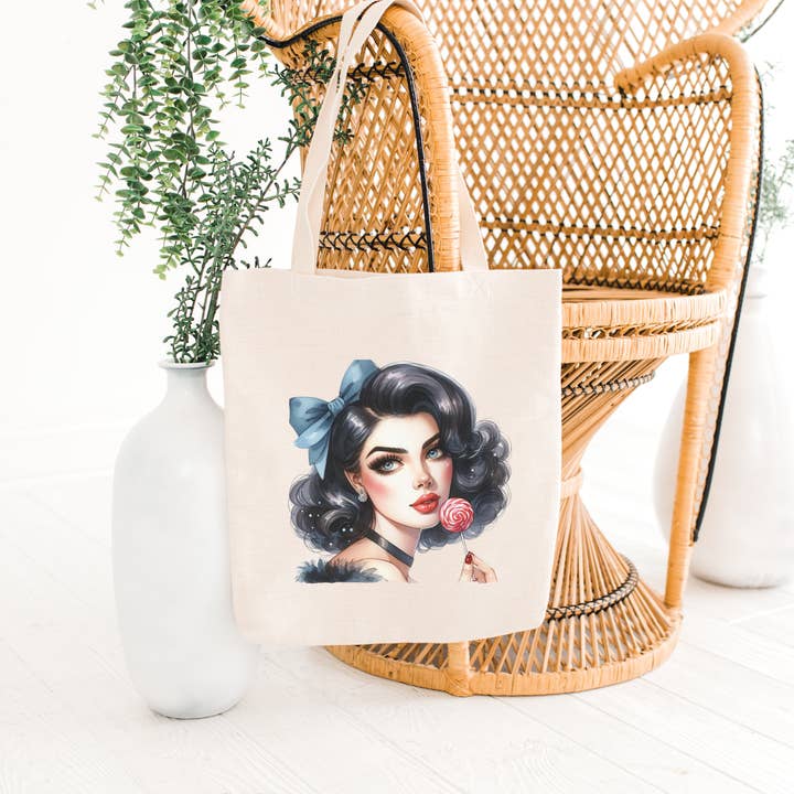 The Sankofa Cache - Wholesale Tote Bag - Women's - Sweet Nostalgia 4 Tote Bag - 16" H x 15" W