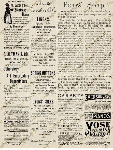 DRP373 - Journal Vintage - Papier de Riz A4 pour la vente par Decoricepaper