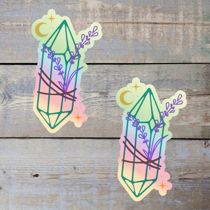 Mystic Quartz Sticker for wholesale by Radiant Ginger Designs
