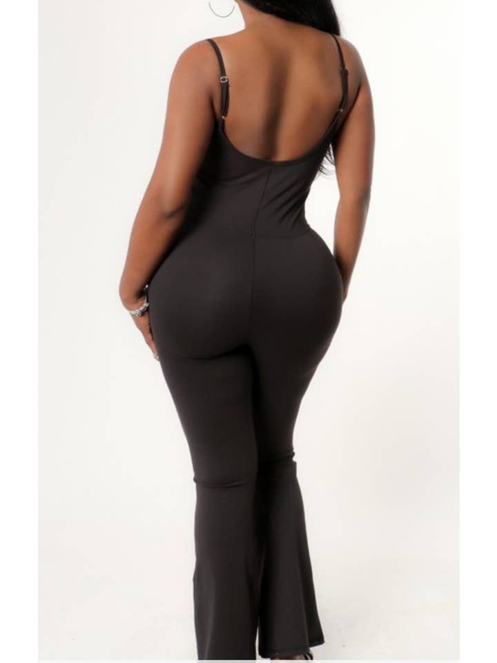 JBLA FASHION - Wholesale Jumpsuit - Women's - BELL BOTTOM SPAGHETTI STRAP SLEEVELESS.4