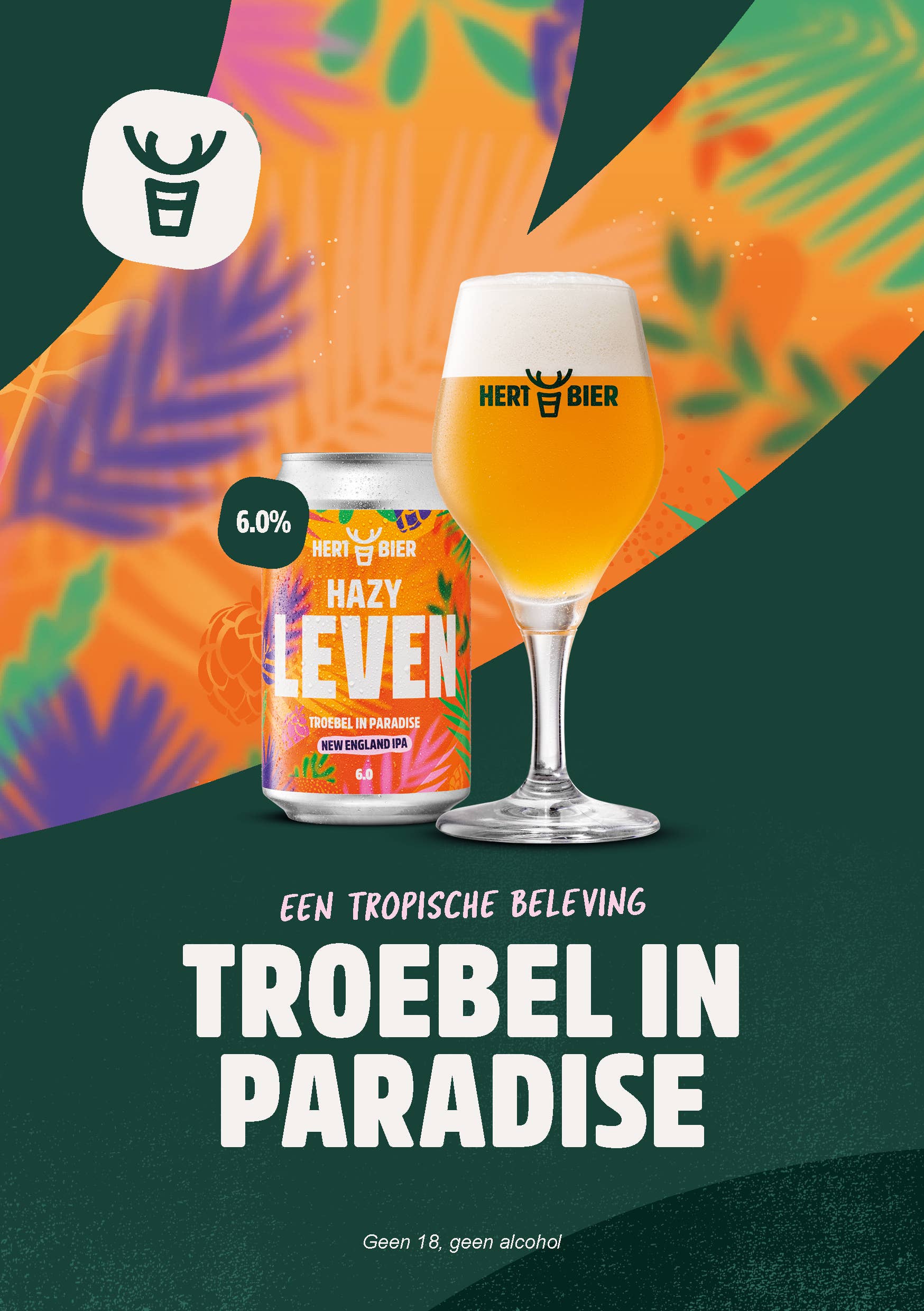 Hert Bier - Wholesale Beer - Hazy LIFE - NEIPA Beer - 33cl3