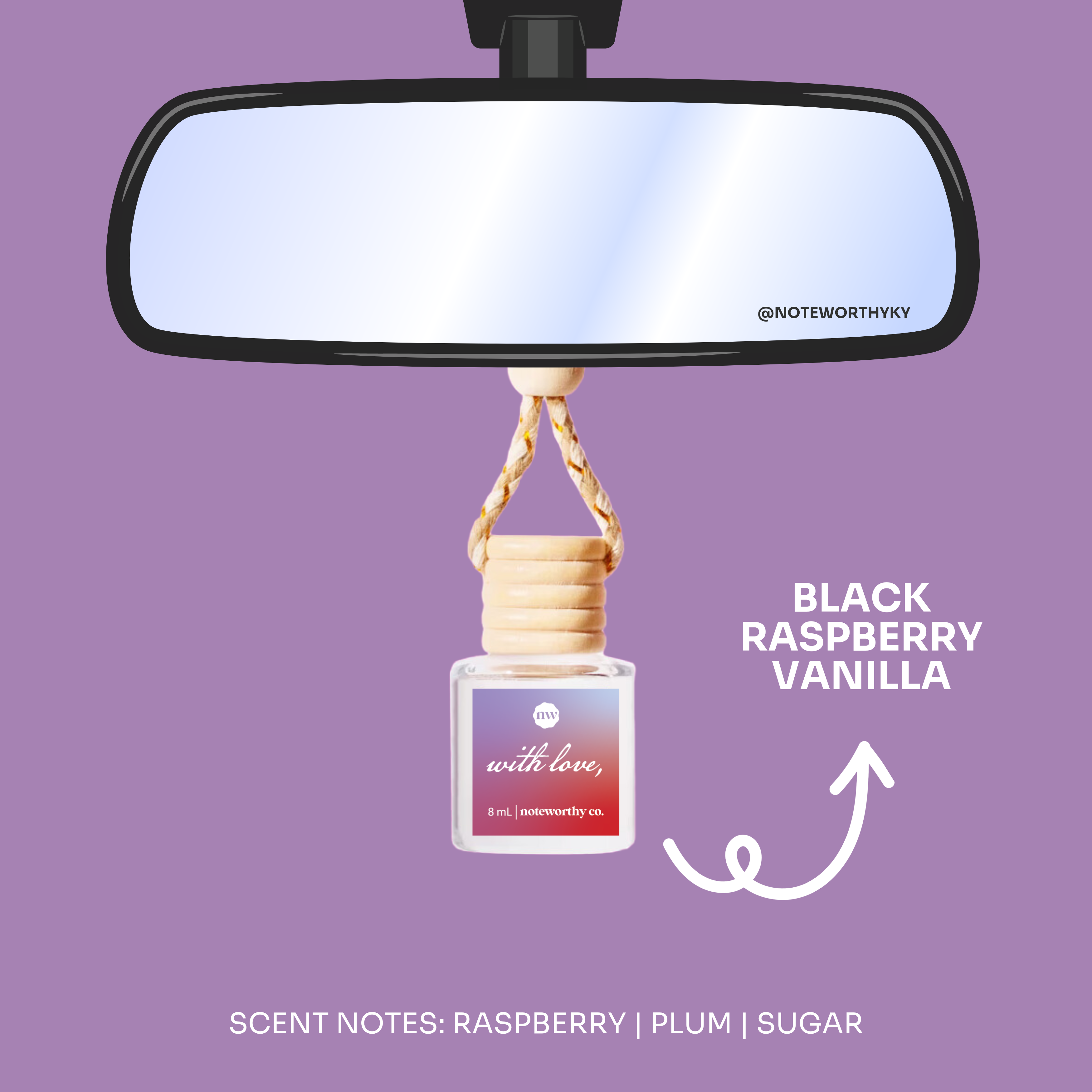 Noteworthy Co - Wholesale Car Freshener - Unisex - Car Diffusers | Valentine Collection1