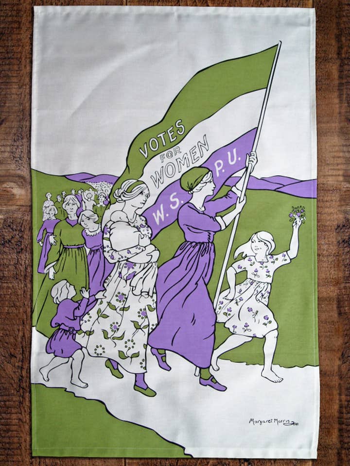 Torchon de Marche Femme pour la vente par Radical Tea Towel North America