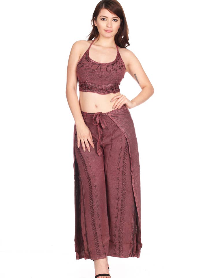 003 Ensemble Pantalon Rap Délavé à l'Acide pour la vente par Sol